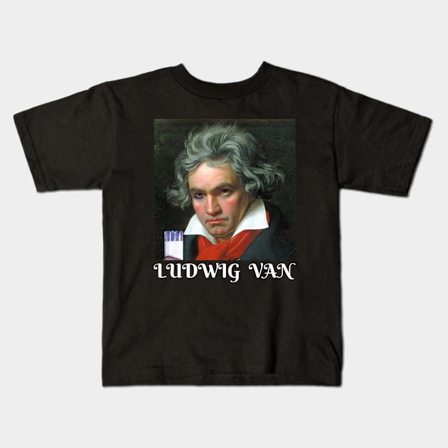 ludwig van Kids T-Shirt by lukelux